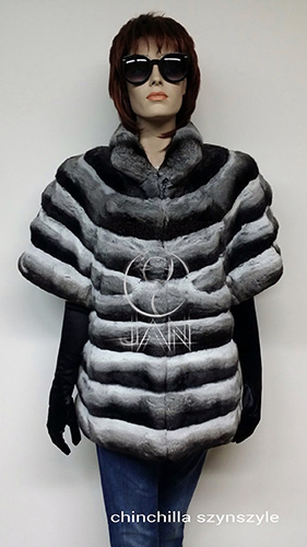 Kurtka futro z szynszyli