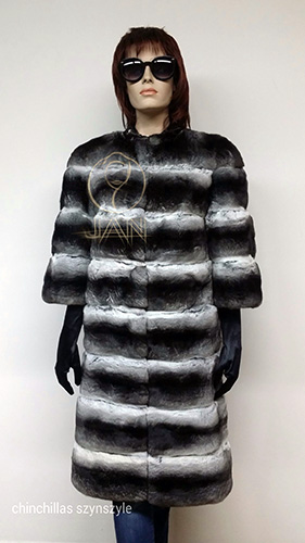 Kurtka płaszcz szynszyle